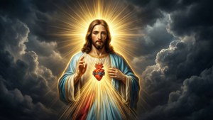 Stormy Sacred Heart Glow