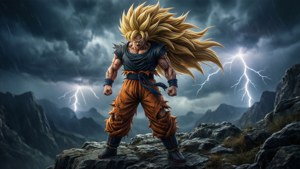 Stormy Saiyan Cliff