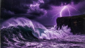 Stormy Sea Grunge