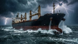 Stormy Seas Cargo Ship