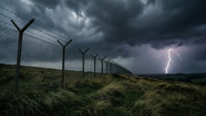 Stormy Skies Fence