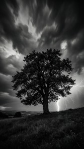 Stormy Solitary Tree