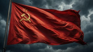Stormy Soviet Flag