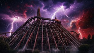 Stormy Space Mountain