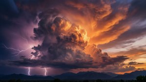 Stormy Sunset Nimbus
