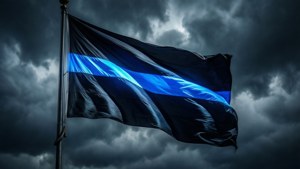 Stormy Waving Flag
