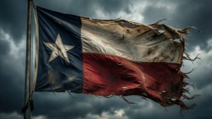 Stormy Waving Flag