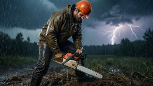 Stormy Weather Lumberjack