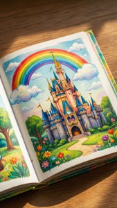 Storybook Rainbow Castle