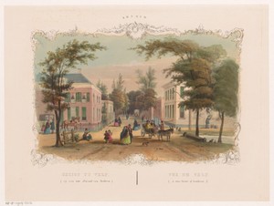 Straat in Velp bij Arnhem