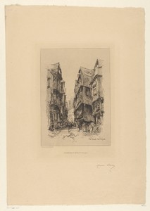 Straatgezicht in Morlaix
