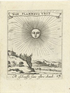 Stralende zon