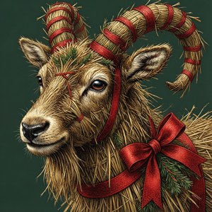 Straw Yule Goat Craft