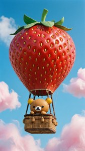 Strawberry Balloon Korilakkuma