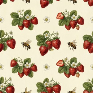 Strawberry Bee Garden