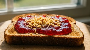Strawberry Jam Toast
