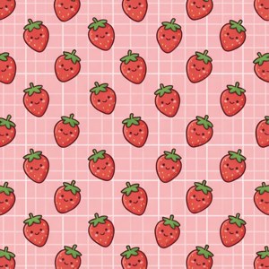 Strawberry Kawaii Pattern