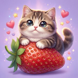 Strawberry Kitty