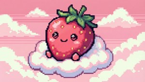 Strawberry on Cloud