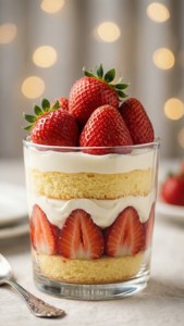 Strawberry Shortcake Glass