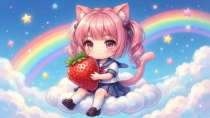Strawberry Sky Chibi