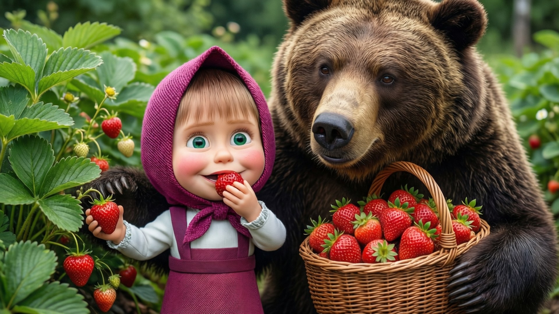 Strawberry Treat by Wallpapers.art Studio