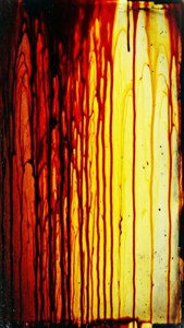 Streak Burn Chemical Red Yellow