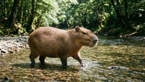 Streamside Capybara