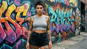 Street Art Babe