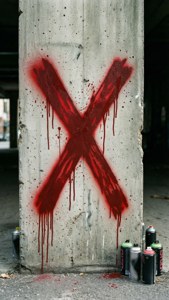 Street Art Stencil X