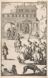 Strijd van Don Clarazel met de Graaf de la Tour en zijn volgelingen