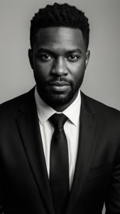 Striking Portrait in Suit