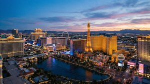 Strip Blue Hour Panorama