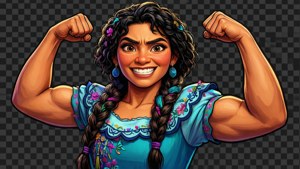 Strong Luisa Flexing