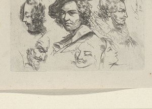 Studieblad met zes koppen