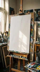 Studio Easel Poster