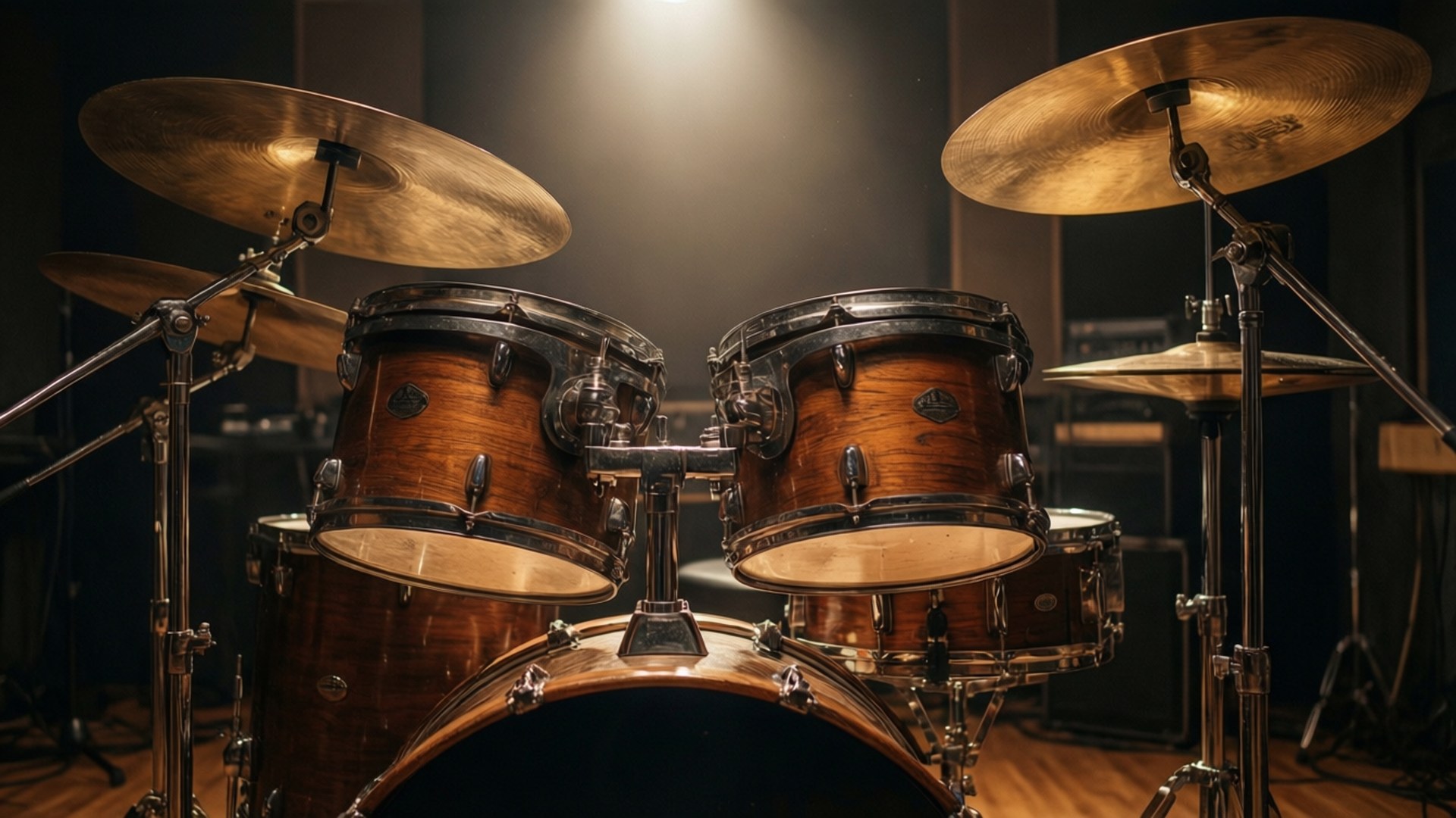 Studio Glow Drum Kit by Wallpapers.art Studio