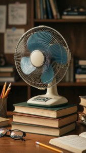 Study Fan on Books