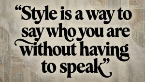 Style Quote Typography