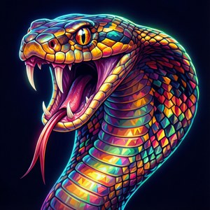 Stylized Cobra Fangs