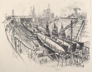 Submarines in Dry Dock