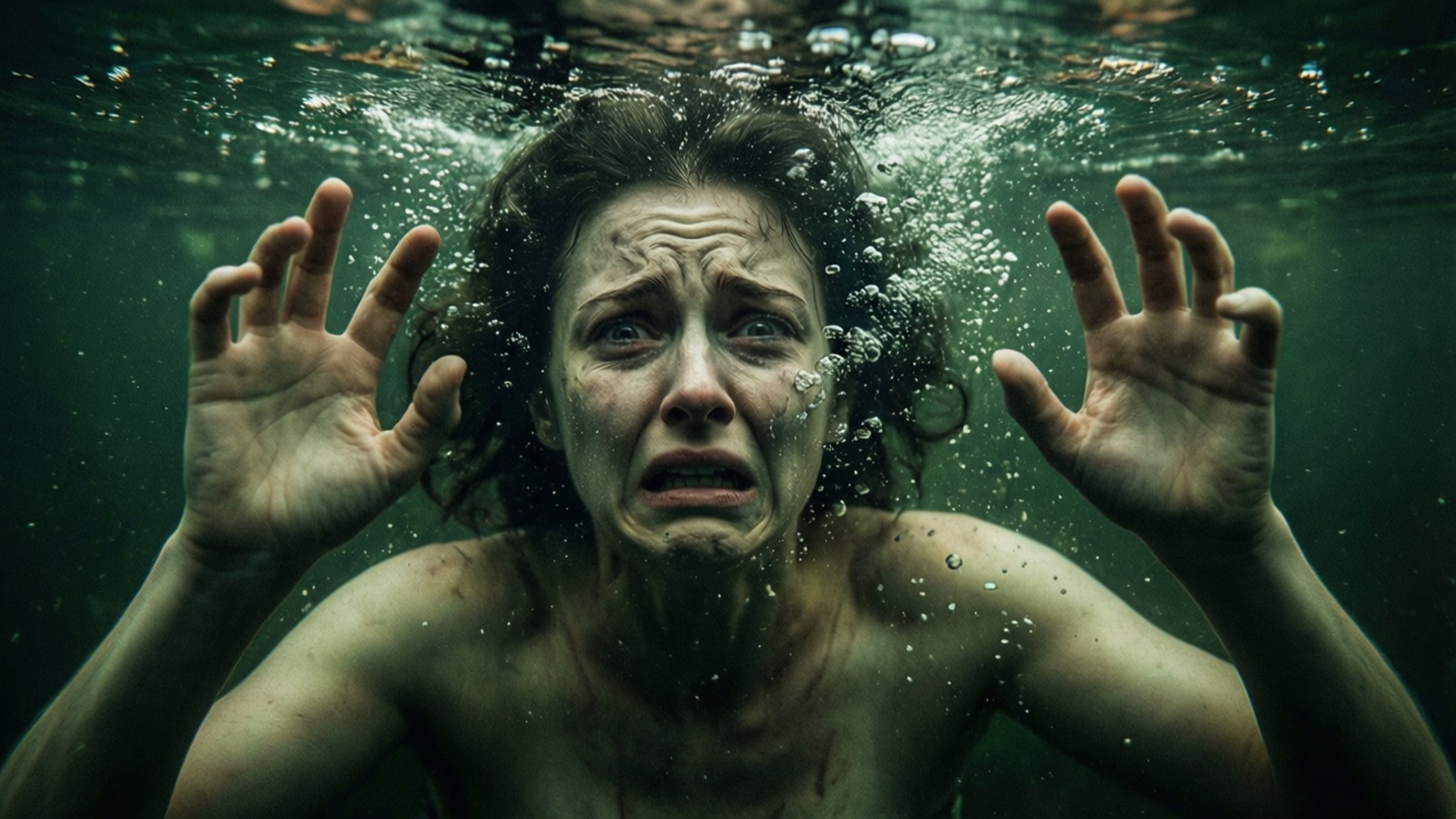 Submerged in Pain by Wallpapers.art Studio