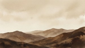 Subtle Tranquility Mountains