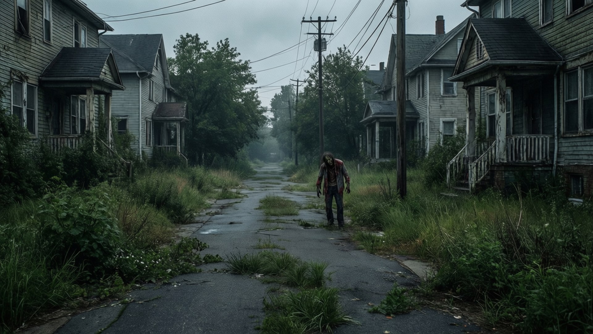 Suburban Decay by Wallpapers.art Studio