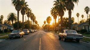 Suburban Golden Hour