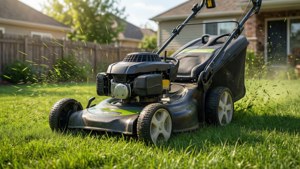 Suburban Grass Cutting