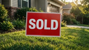 Suburban Sold Sign
