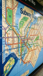 Subway Map Close-Up
