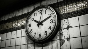 Subway Station Clock
