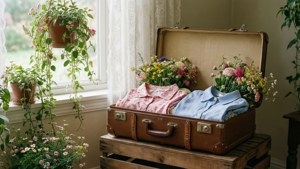 Suitcase of Spring Clothes